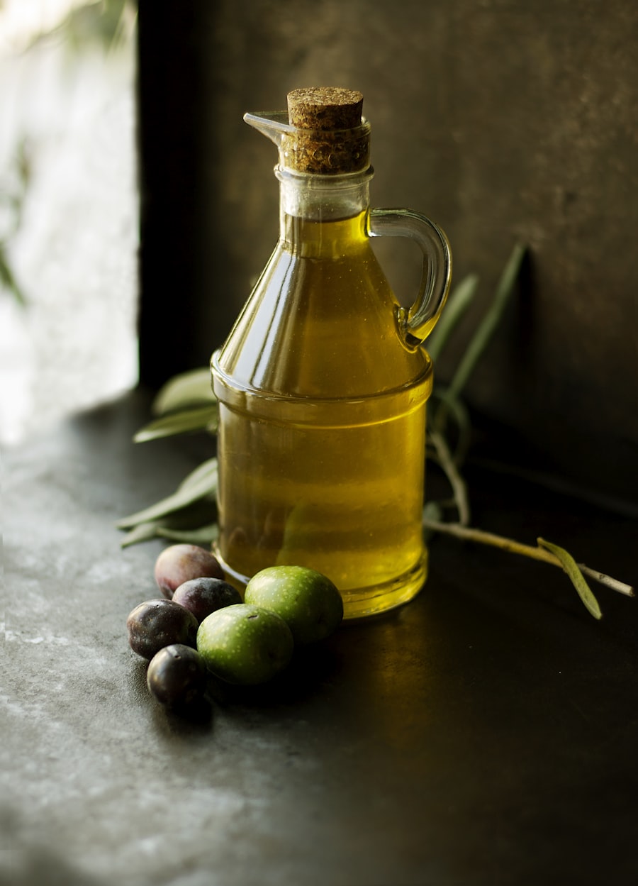 Olive oil and bread